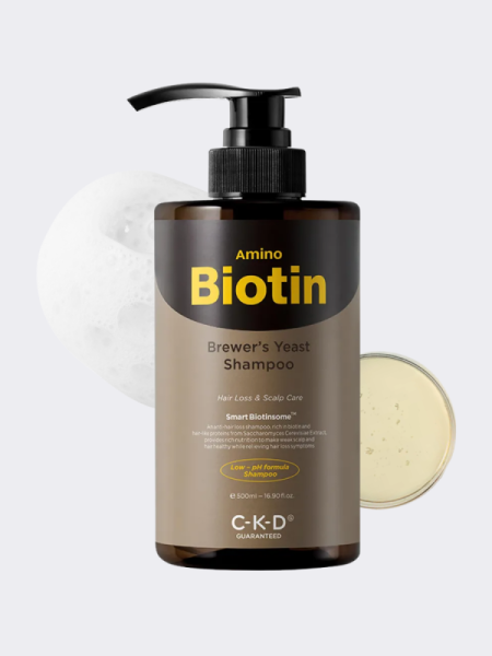 Шампунь против выпадения волос с аминобиотином CKD Amino Biotin Brewer's Yeast Shampoo