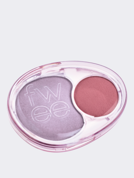 Двойные мягкие румяна с муссовой текстурой fwee Mellow Dual Blush MV02 Icy Cupid