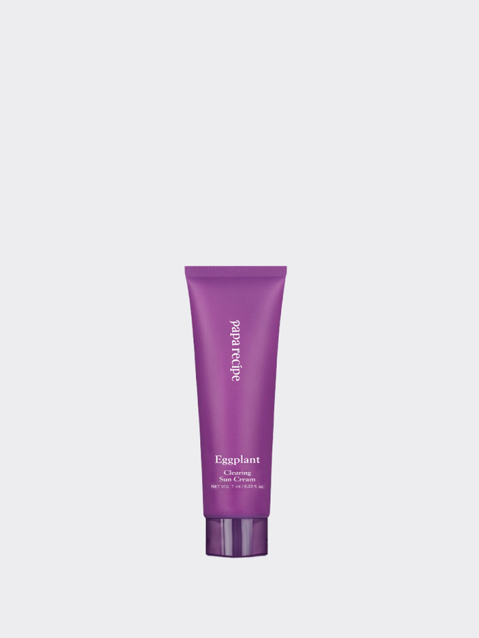 МИНИ Солнцезащитный крем с экстрактом баклажана Papa Recipe Eggplant Clearing Sun Cream SPF50+ PA++++