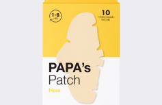 Гидроколлоидные патчи для очищения сальных нитей на носу Papa Recipe Papa's Patch Nose
