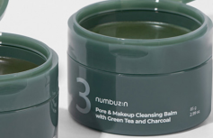 Гидрофильный бальзам Numbuzin No.3 Pore & Makeup Cleansing Balm with Green Tea and Charcoal