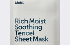 Восстанавливающая тканевая маска с керамидами Dear, Klairs Rich Moist Soothing Tencel Sheet Mask