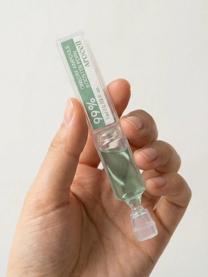 Увлажняющие бустер-ампулы с ПДРН Arocell Oneday Ampoule Booster PDRN
