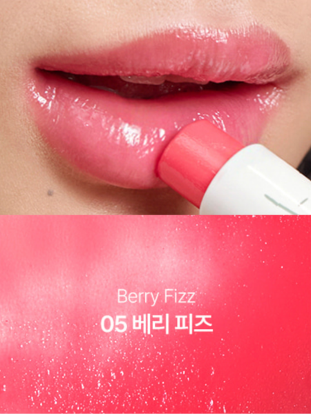 Питательный бальзам с эффектом объёмных губ в ягодном оттенке ShaiShaiShai Sun Kissed Plumping Lip Balm 05 Berry Fizz