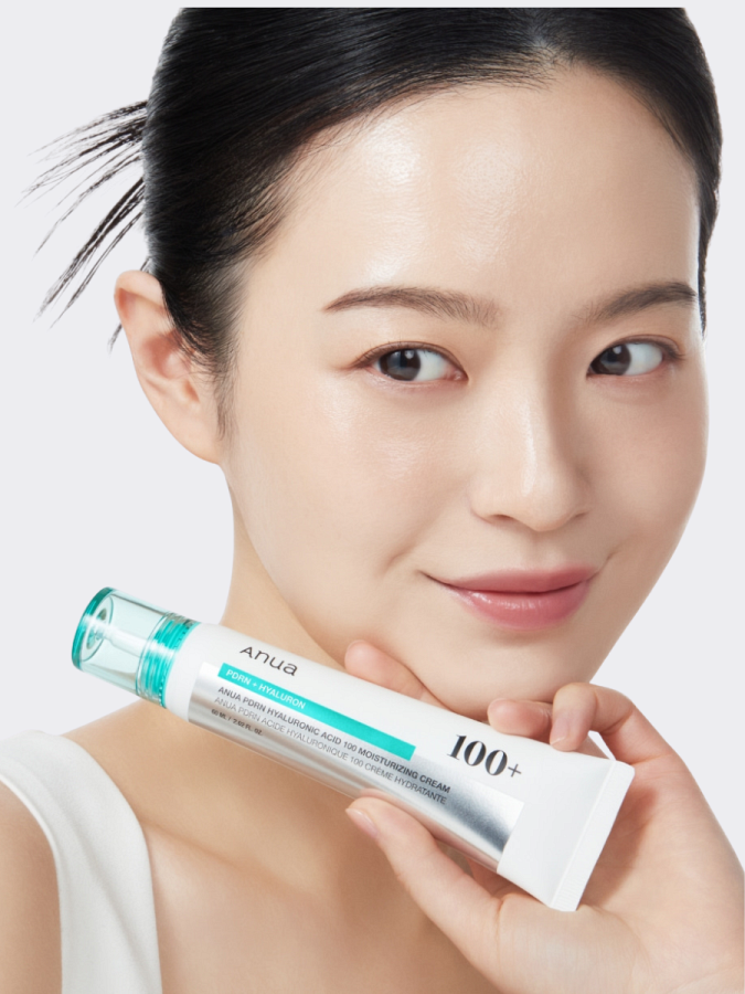 Увлажняющий крем для лица с ПДРН и гиалуроновой кислотой ANUA PDRN Hyaluronic Acid 100 Moisturizing Cream