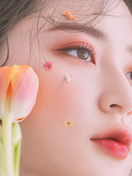 Мини-палетка теней в тёплых розовых оттенках rom&nd Better Than Eyes 01 Dry Mango Tulip