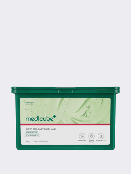 Набор успокаивающих тканевых масок с экстрактом центеллы Medicube Super Cica Daily Quick Mask