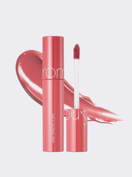 Сочный глянцевый тинт для губ с коралловым оттенком личи rom&nd Juicy Lasting Tint 09 Litchi Coral