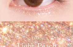 Жидкий глиттер для век Dasique Starlit Jewel Liquid Glitter #05 Light Peach