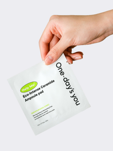 Укрепляющие ампульные тонер-пэды с керамидами TRAVEL One-Day's You Help Me Eco-Intense Ceramide Ampoule Pad