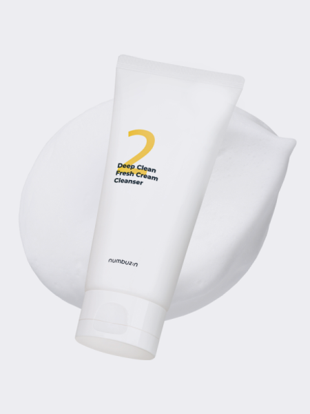 Глубокоочищающаяя пенка для умывания Numbuzin No.2 Deep Clean Fresh Cream Cleanser Глубокоочищающаяя пенка для умывания Numbuzin No.2 Deep Clean Fresh Cream Cleanser