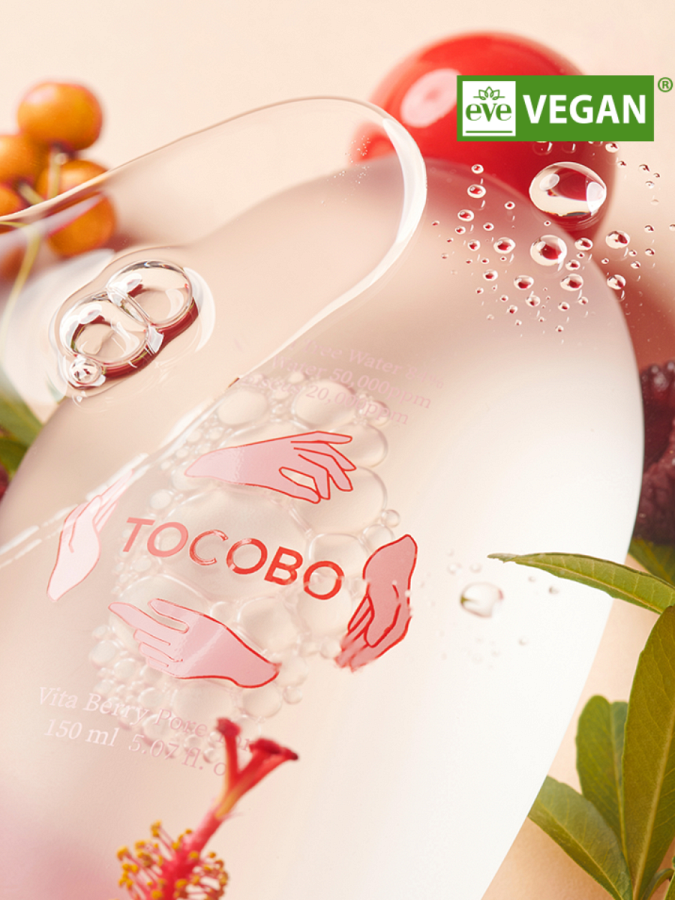 Тонер для сужения пор с ягодными экстрактами TOCOBO Vita Berry Pore Toner