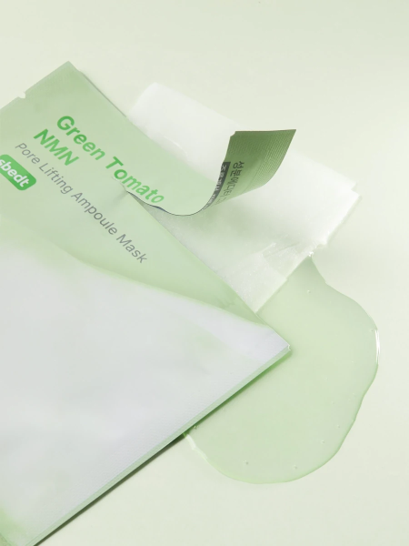 Набор тканевых масок для сужения пор с экстрактом томата Sungboon Editor Green Tomato NMN Pore Lifting Ampoule Mask