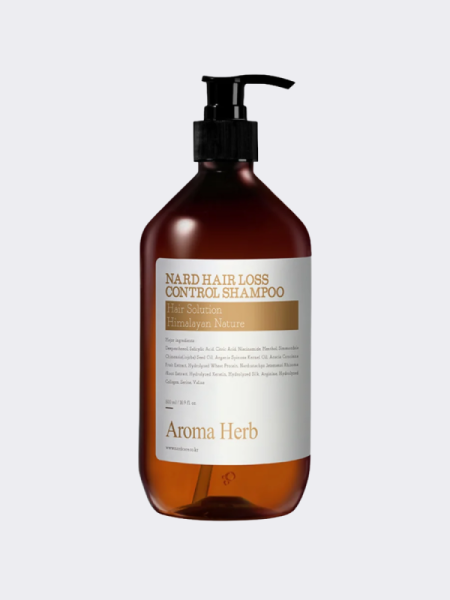 Шампунь против выпадения волос с аминокислотами NARD Hair Loss Control Shampoo Aroma Herb