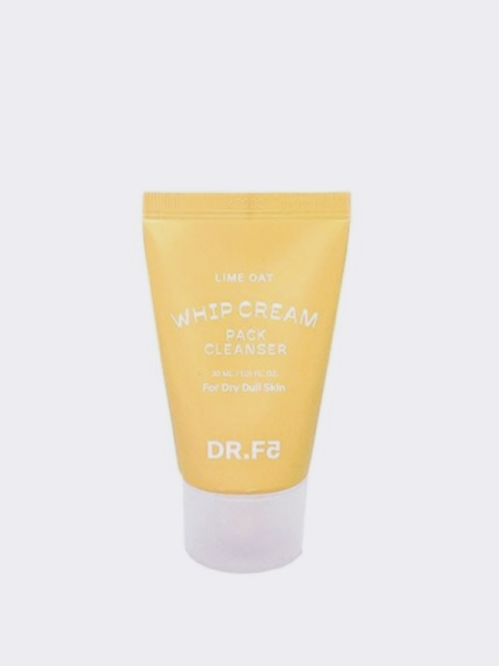 МИНИ Осветляющая маска-пенка для умывания с экстрактом лайма DR.F5 Whip Cream Pack Cleanser Lime Oat МИНИ Осветляющая маска-пенка для умывания с экстрактом лайма DR.F5 Whip Cream Pack Cleanser Lime Oat