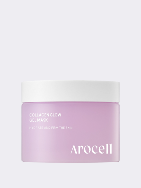 Гелевая маска с экстрактом пиона и коллагеном для сияния кожи Arocell Collagen Glow Gel Mask