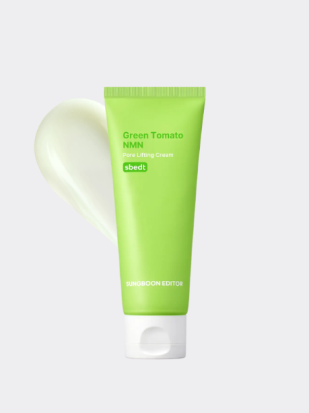 Крем для сужения пор с экстрактом зелёного томата Sungboon Editor Green Tomato NMN Pore Lifting Cream