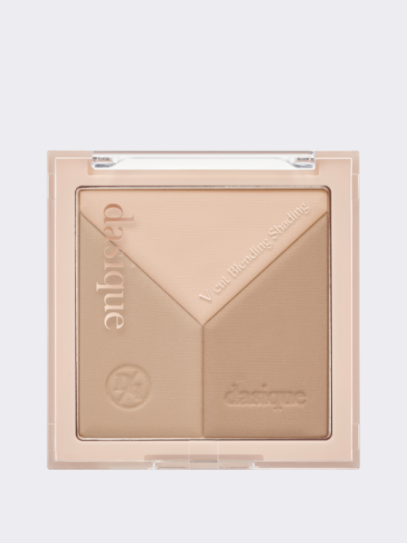 Сухая палетка-корректор для контуринга в теплых оттенках Dasique V Cut Blending Shading #01 Warm Blending