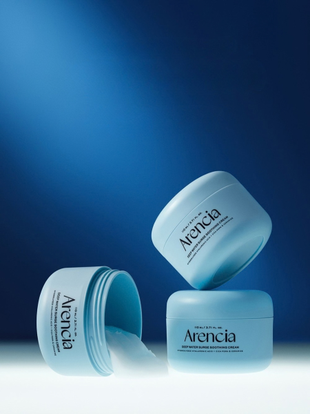 Укрепляющий крем для лица с гиалуроновой кислотой и ПДРН Arencia Deep Water Surge Soothing Cream