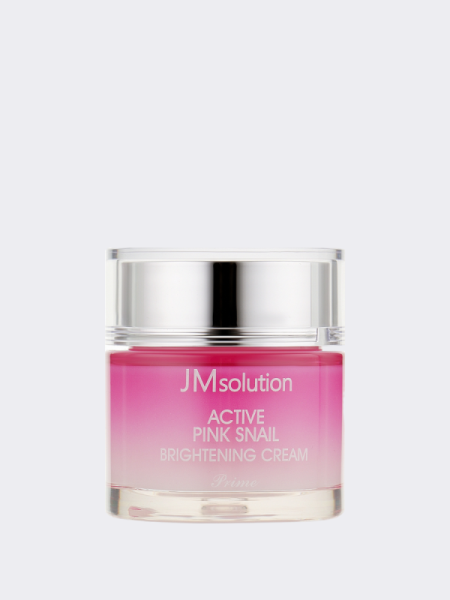 Восстанавливающий крем для лица с муцином улитки JMsolution Active Pink Snail Brightening Cream Prime Восстанавливающий крем для лица с муцином улитки JMsolution Active Pink Snail Brightening Cream Prime