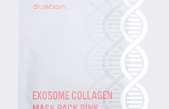 Осветляющая гидрогелевая маска экзосомами и бисабололом DR.REBORN Exosome Collagen Mask Pack Pink