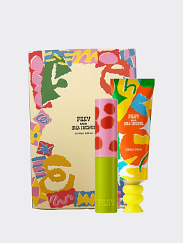 Лимитированный бокс со средствами для губ и рук FEEV Cha In Chul Collaboration Box #1 Citrus Shine + Breezy Coral