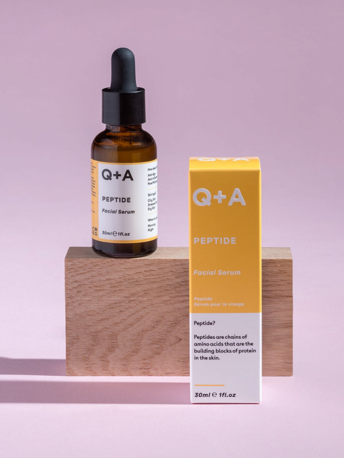 Разглаживающая пептидная сыворотка для лица Q+A Peptide Facial Serum