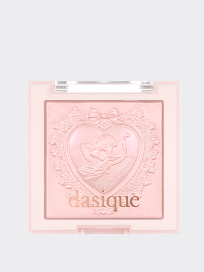 Сияющая пудра для лица в розовом оттенке Dasique Luxe Glow Highlighter #02 Pink Light