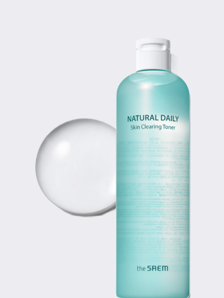 Ежедневный очищающий тонер с растительными экстрактами The Saem Natural Daily Skin Clearing Toner Ежедневный очищающий тонер с растительными экстрактами The Saem Natural Daily Skin Clearing Toner