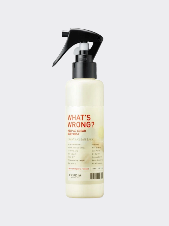 Спрей для тела с салициловой кислотой и экстрактом центеллы Frudia What's Wrong Help AC Clear Body Mist