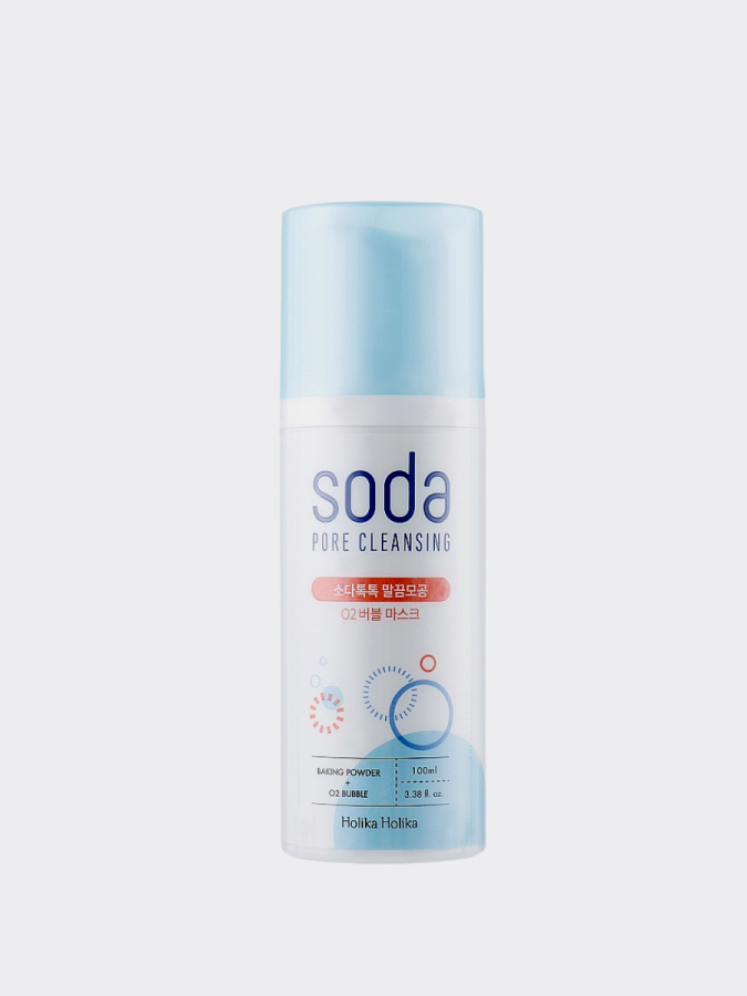 Кислородная маска для очищения и сужения пор Holika Holika Soda Tok Tok Clean Pore Deep O2 Bubble Mask