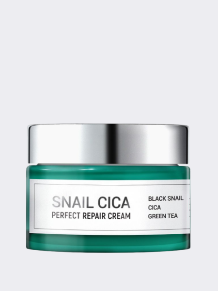 Восстанавливающий крем для лица с муцином улитки и центеллой ESTHETIC HOUSE Snail Cica Perfect Repair Cream