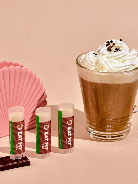 Бальзам для губ с ароматом шоколадного капучино EAT MY BALM Choco Cappuccino