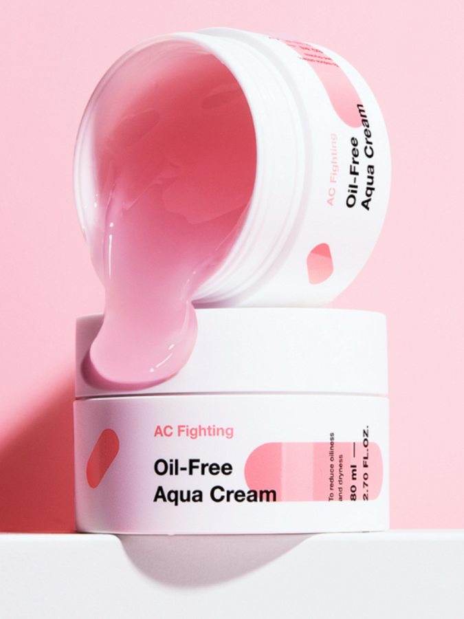Лёгкий увлажняющий гель-крем для лица TIAM AC Fighting Oil-Free Aqua Cream