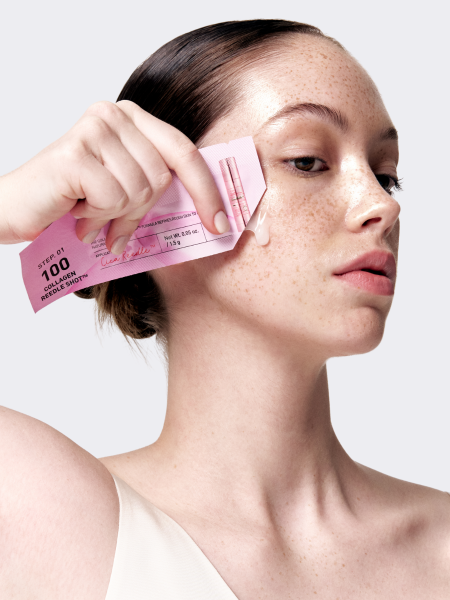 Гидрогелевая укрепляющая маска-бустер со спикулами и коллагеном VT Collagen Reedle Shot 100 2-Step Hydrogel Mask