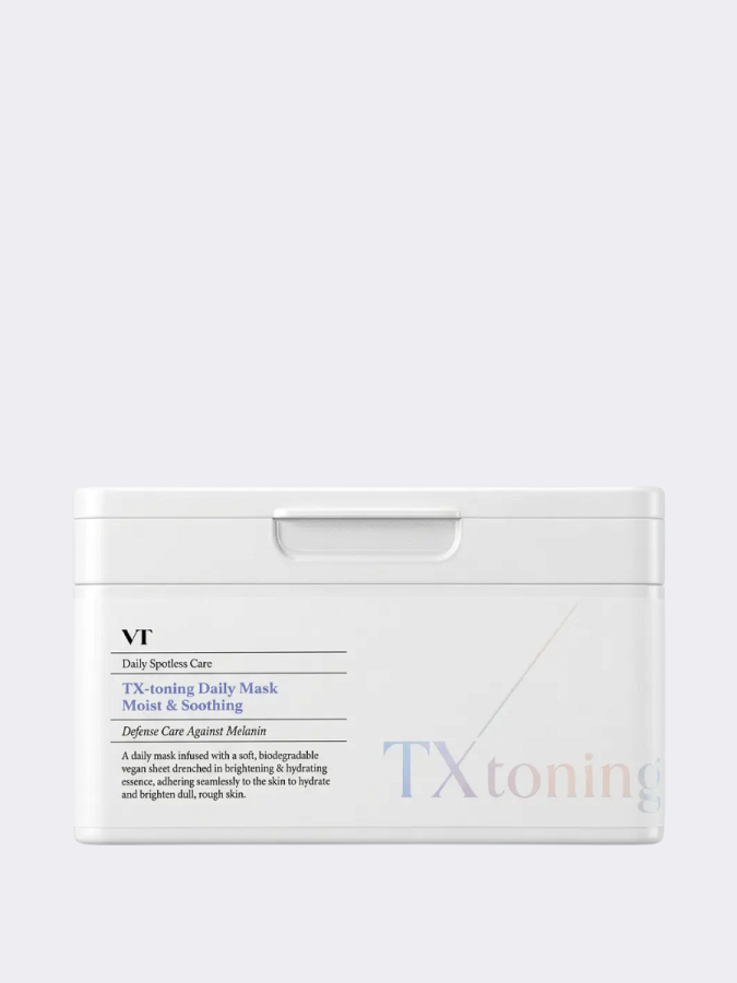 Осветляющие маски с транексамовой кислотой VT TX-Toning Daily Mask