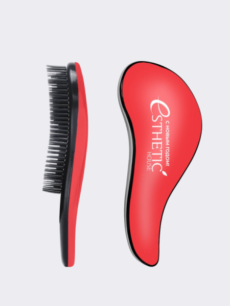 Расческа для волос красная новогодняя ESTHETIC HOUSE Hair Brush For Easy Comb Расческа для волос красная новогодняя ESTHETIC HOUSE Hair Brush For Easy Comb