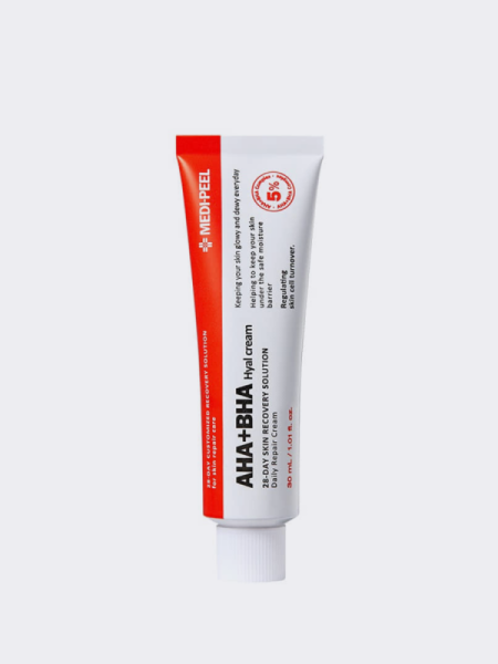 Обновляющий крем для лица с кислотами MEDI-PEEL AHA BHA 28 Days Hyal Cream Обновляющий крем для лица с кислотами MEDI-PEEL AHA BHA 28 Days Hyal Cream