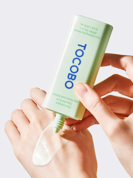 Солнцезащитный лосьон для лица с экстрактом центеллы TOCOBO Cica Calming Sun Serum SPF50+ PA++++ Солнцезащитный лосьон для лица с экстрактом центеллы TOCOBO Cica Calming Sun Serum SPF50+ PA++++