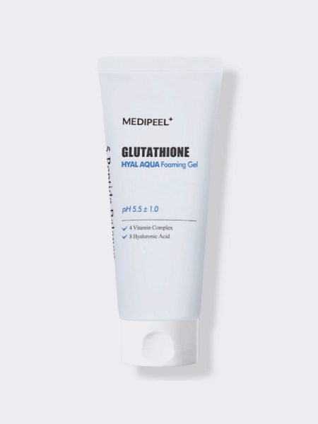 Осветляющий гель для умывания с глутатионом MEDI-PEEL Glutathione Hyal Aqua Foaming Gel Cleanser