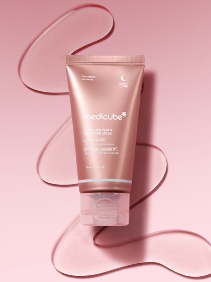 Разглаживающая ночная маска-плёнка с коллагеном Medicube Collagen Night Wrapping Mask