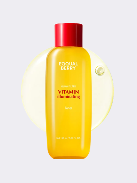 Осветляющий тонер с экстрактом ацеролы и ниацинамидом EQQUALBERRY Vitamin illuminating Toner