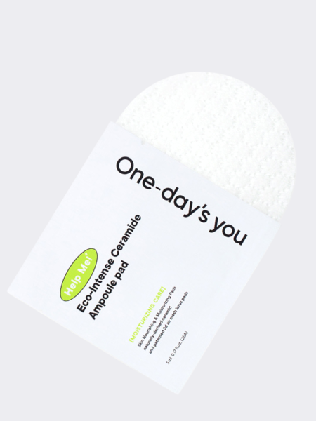 Укрепляющие ампульные тонер-пэды с керамидами TRAVEL One-Day's You Help Me Eco-Intense Ceramide Ampoule Pad