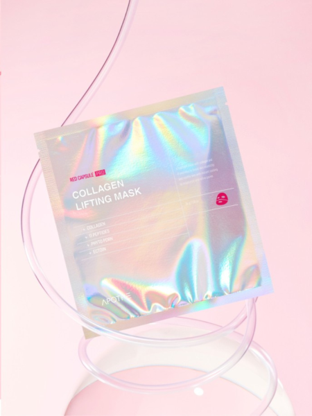 Гидрогелевая маска для упругости кожи с коллагеном и пептидами APOTHE Red Capsule Pro-Collagen Lifting Mask