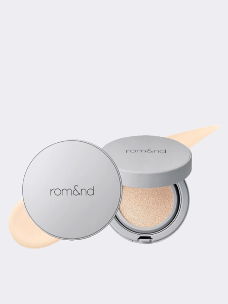 Тональный кушон с нейтральным финишем в светлом оттенке rom&nd Zero Cushion 01 Pure 21 SPF20 PA++
