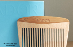 Деревянная мини-расчёска для волос La’dor Detangling Min Hair Comb