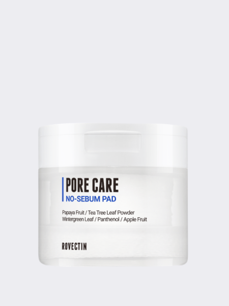 Себорегулирующие тонер-пэды с растительными экстрактами ROVECTIN Pore Care No-Sebum Pad Себорегулирующие тонер-пэды с растительными экстрактами ROVECTIN Pore Care No-Sebum Pad