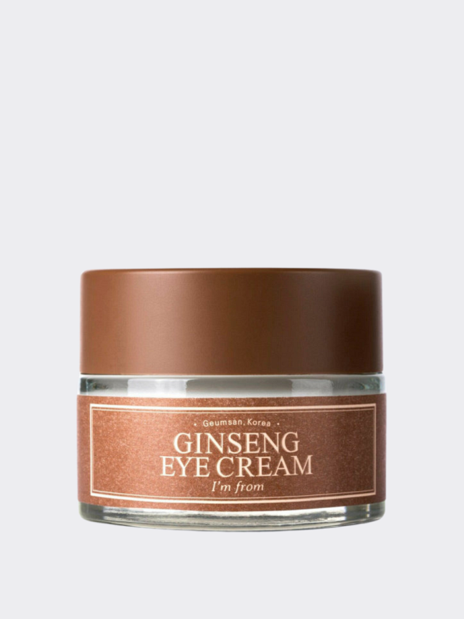 Разглаживающий крем для век с женьшенем I'm from Ginseng Eye Cream