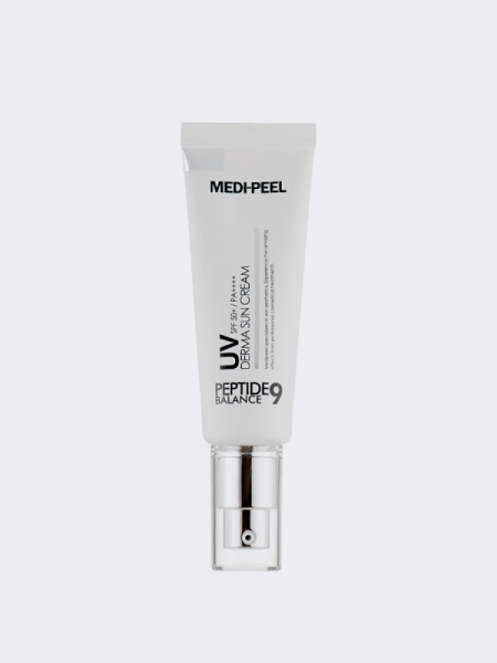 Увлажняющий солнцезащитный крем с пептидами MEDI-PEEL Peptide 9 Balance UV Derma Sun Cream SPF50+ PA++++ Увлажняющий солнцезащитный крем с пептидами MEDI-PEEL Peptide 9 Balance UV Derma Sun Cream SPF50+ PA++++