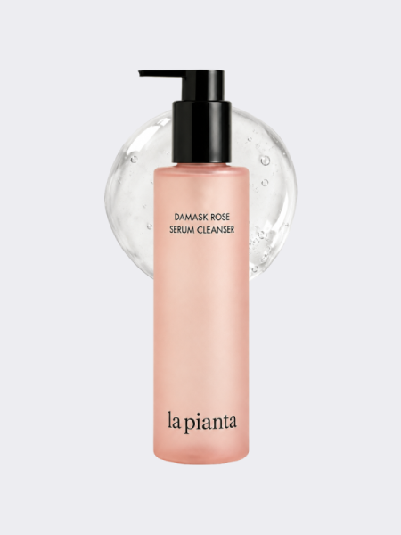 Очищающий гель для умывания с экстрактом розы la pianta Damask Rose Serum Cleanser